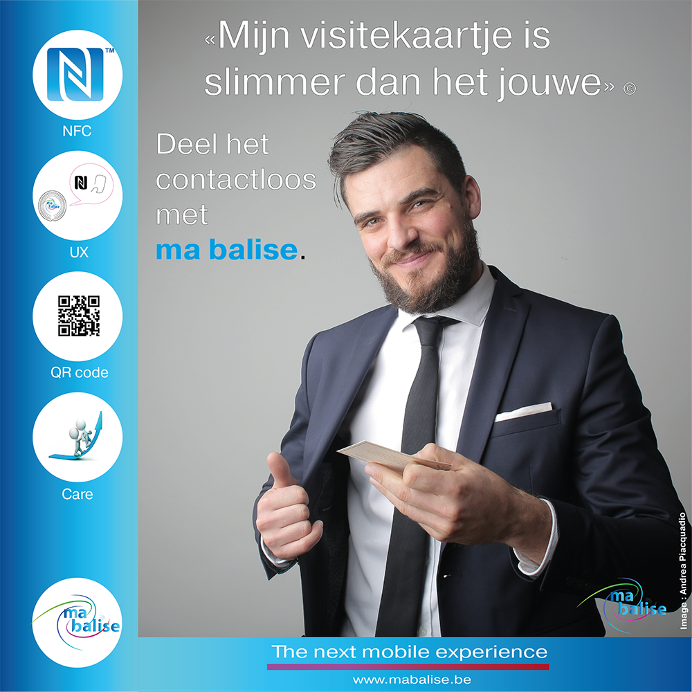 Mijn digitale NFC- en QR-codevisitekaartje